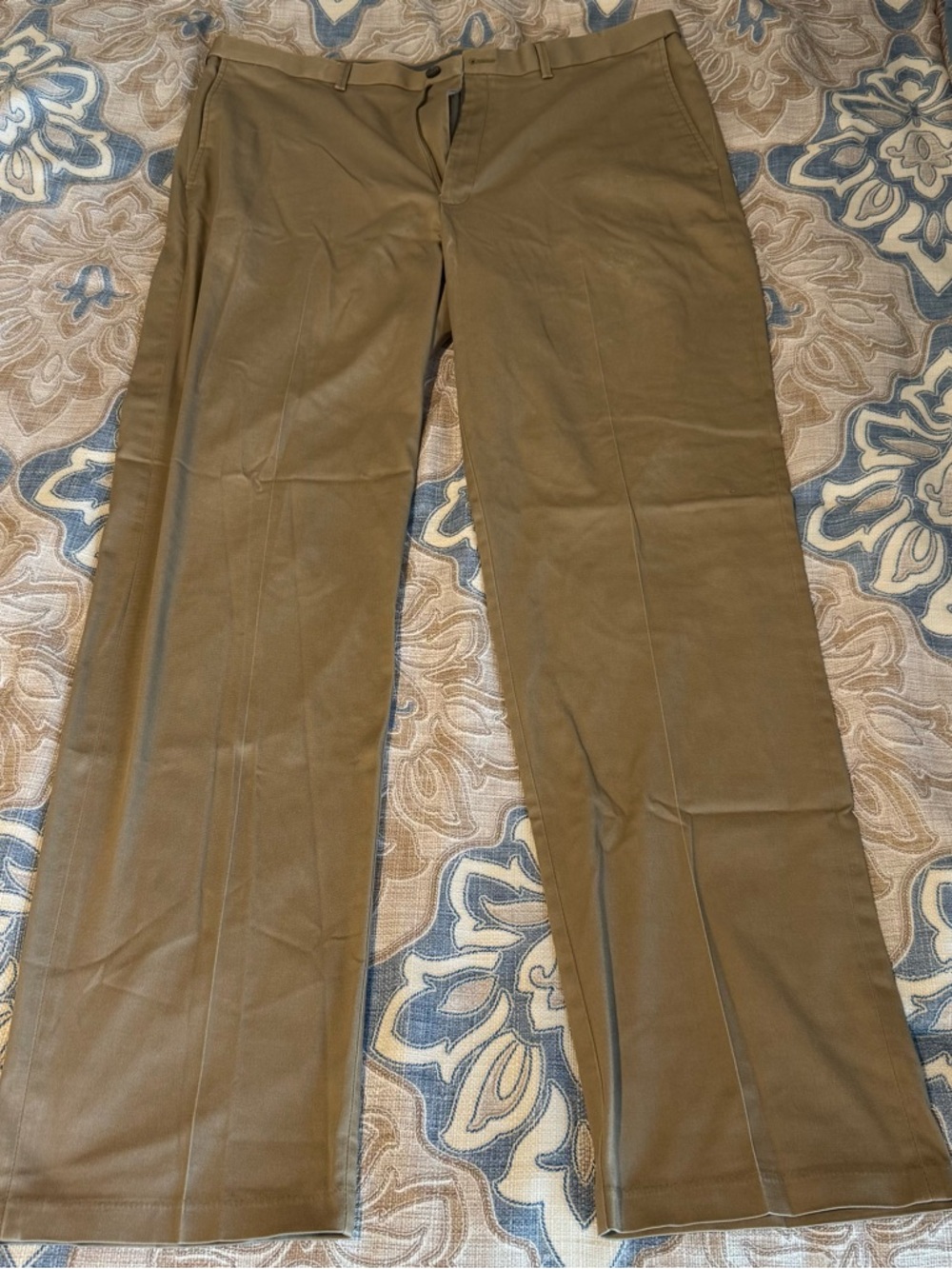 Haggar Straight Classic Fit Premium No Iron Khaki Pants Size 40x36